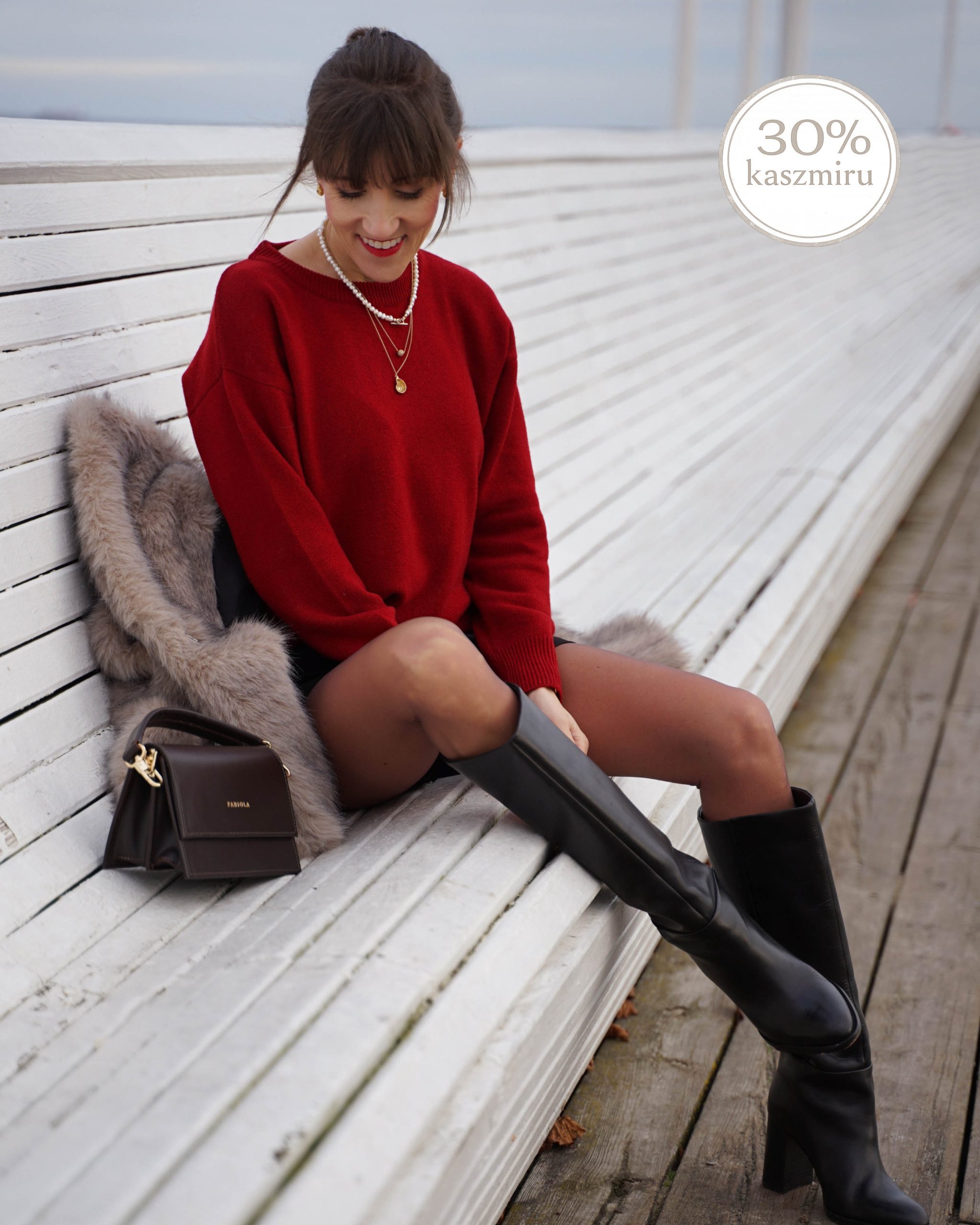 wełniany sweter, sweter z kaszmirem, kaszmirowy sweter,