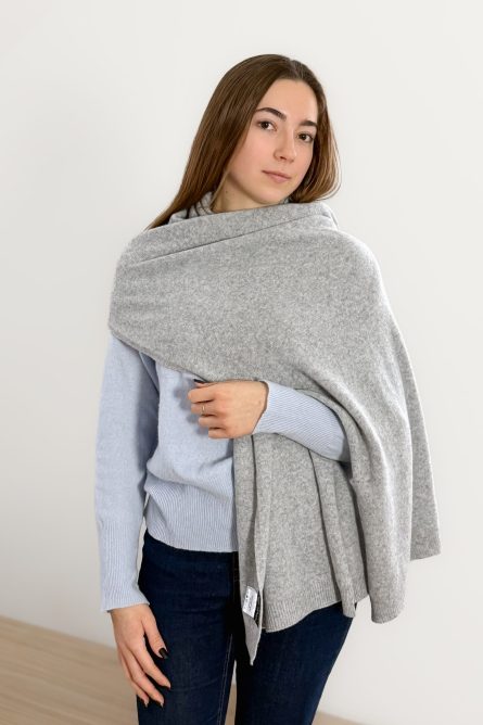 Wełniany szal Lume Grey